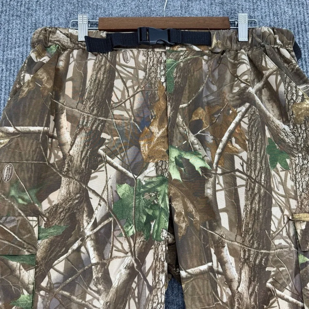 Winchester Realtree Hardwoods‎ Camo Cargo Pants Mens L Nylon Hunting